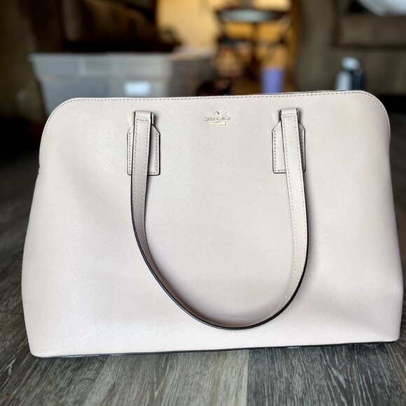 Kate Spade Serena Pink Saffiano Leather Satchel Large - Picture 1 of 7